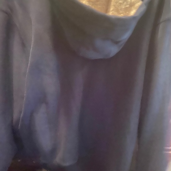 TOMMY HILFIGER MENS MEDIUM NAVY ZIP HOODED JACKET - Picture 4 of 4